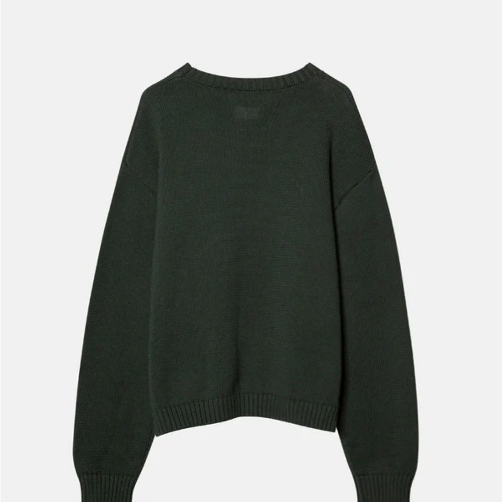 Green Fish Pattern Sweater - Picture 3 of 3